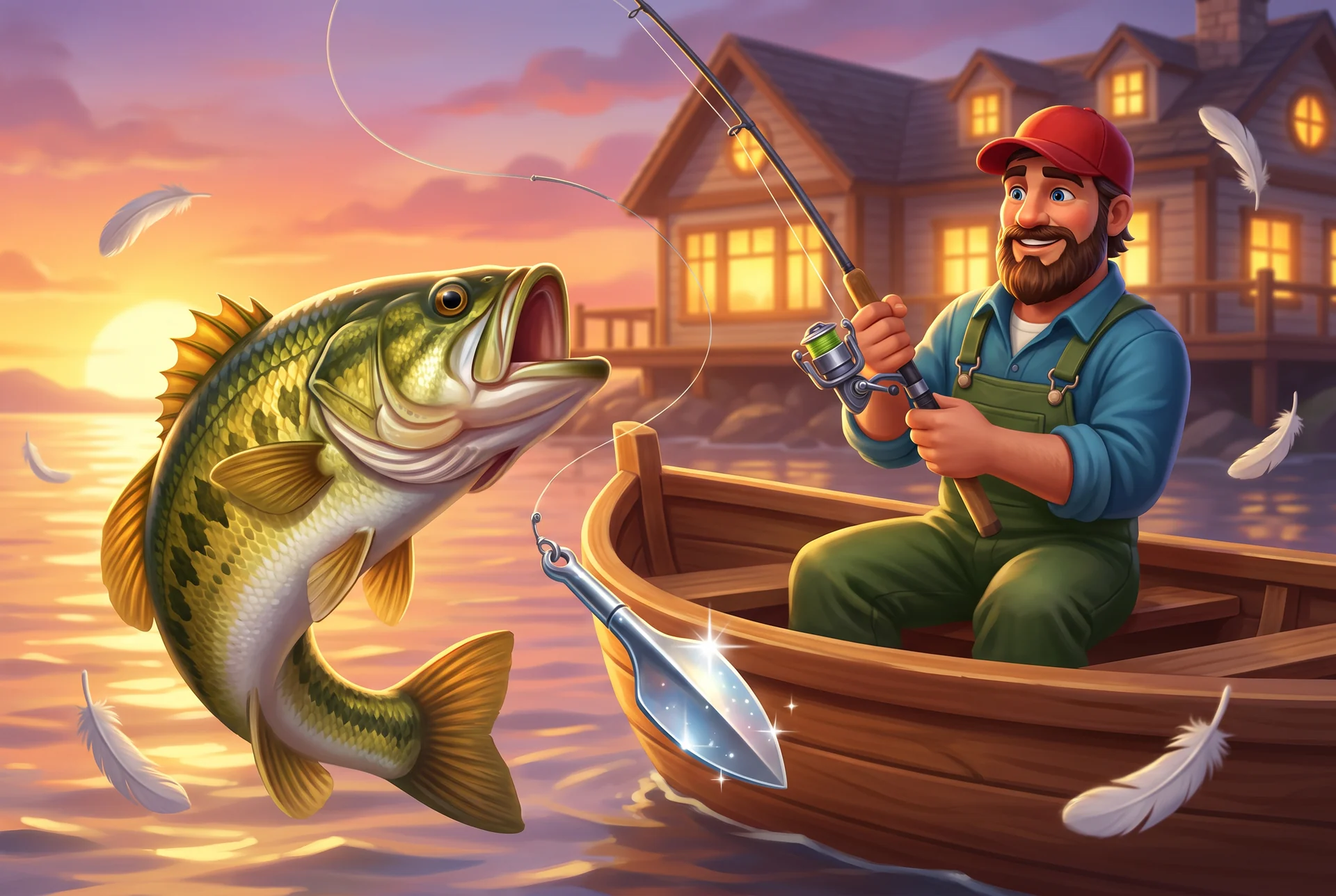 Stylised fictional bulletin scene for Tide Foil at Evening